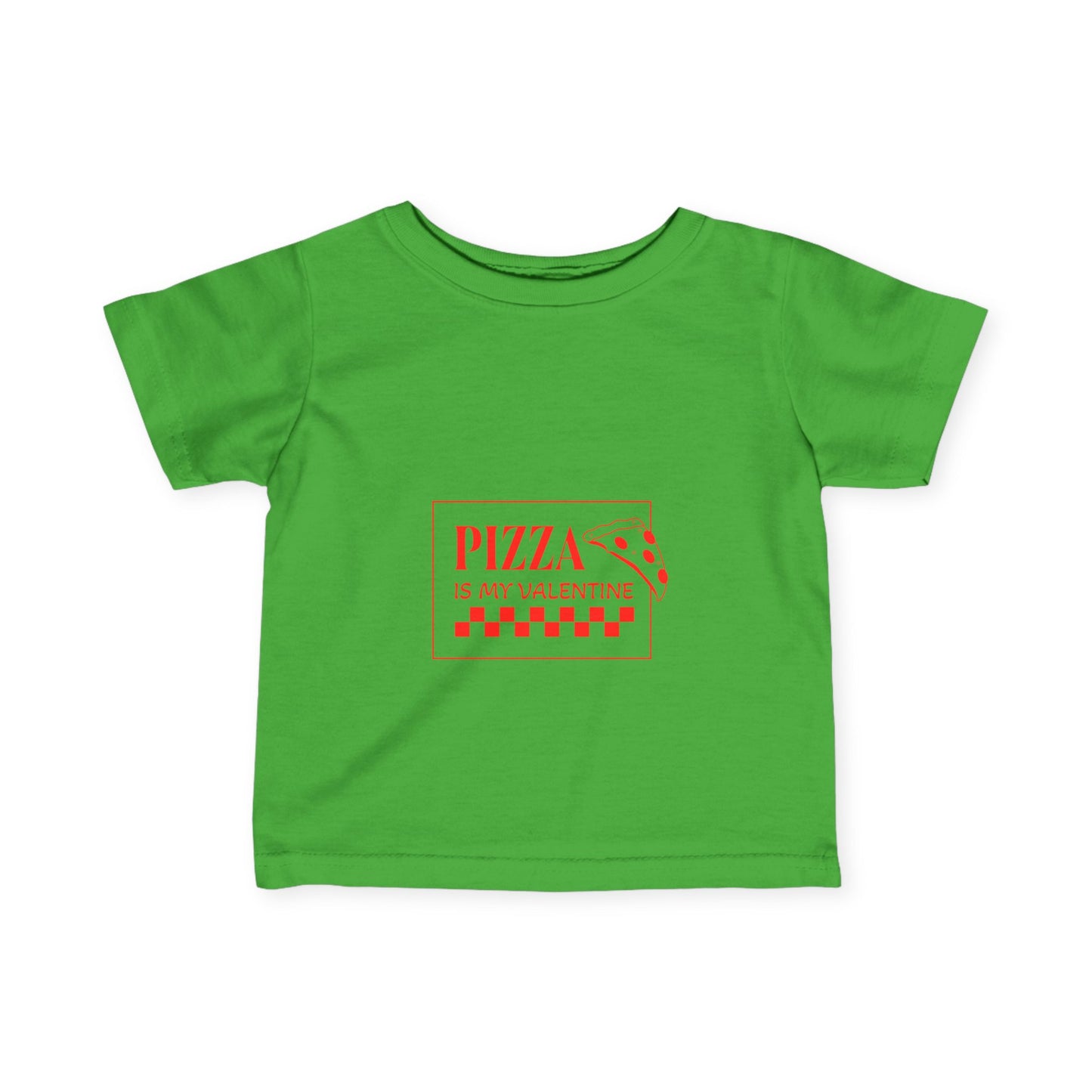 Pizza is My Valentine Infant Fine Jersey Tee