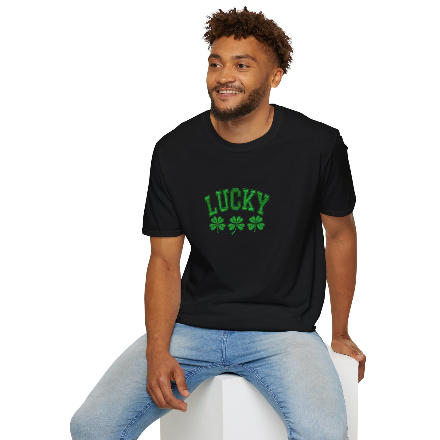 Lucky (print) Unisex Softstyle T-Shirt