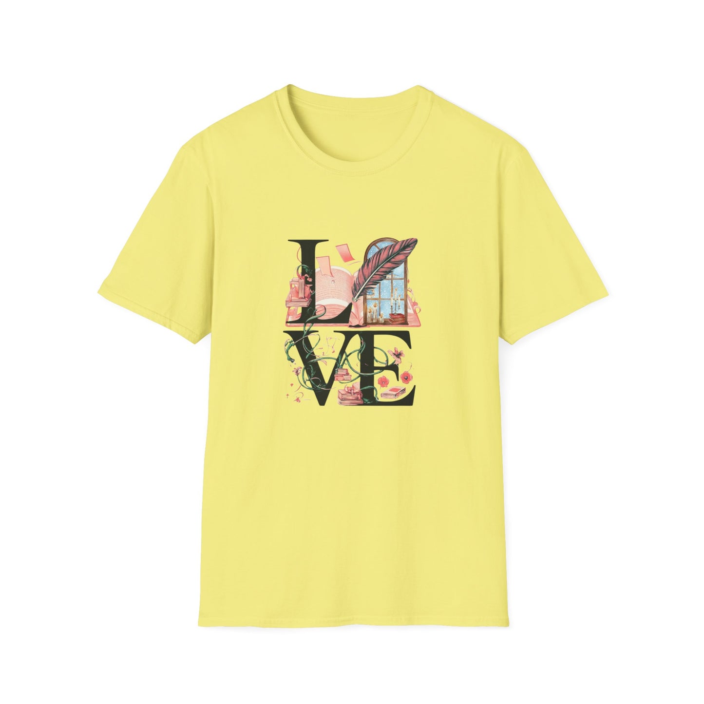 LOVE is a Novel Idea Unisex Softstyle T-Shirt