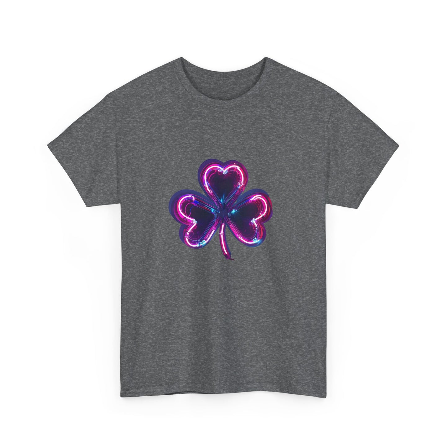 Electric Luck - Pink and Blue Unisex Heavy Cotton Tee