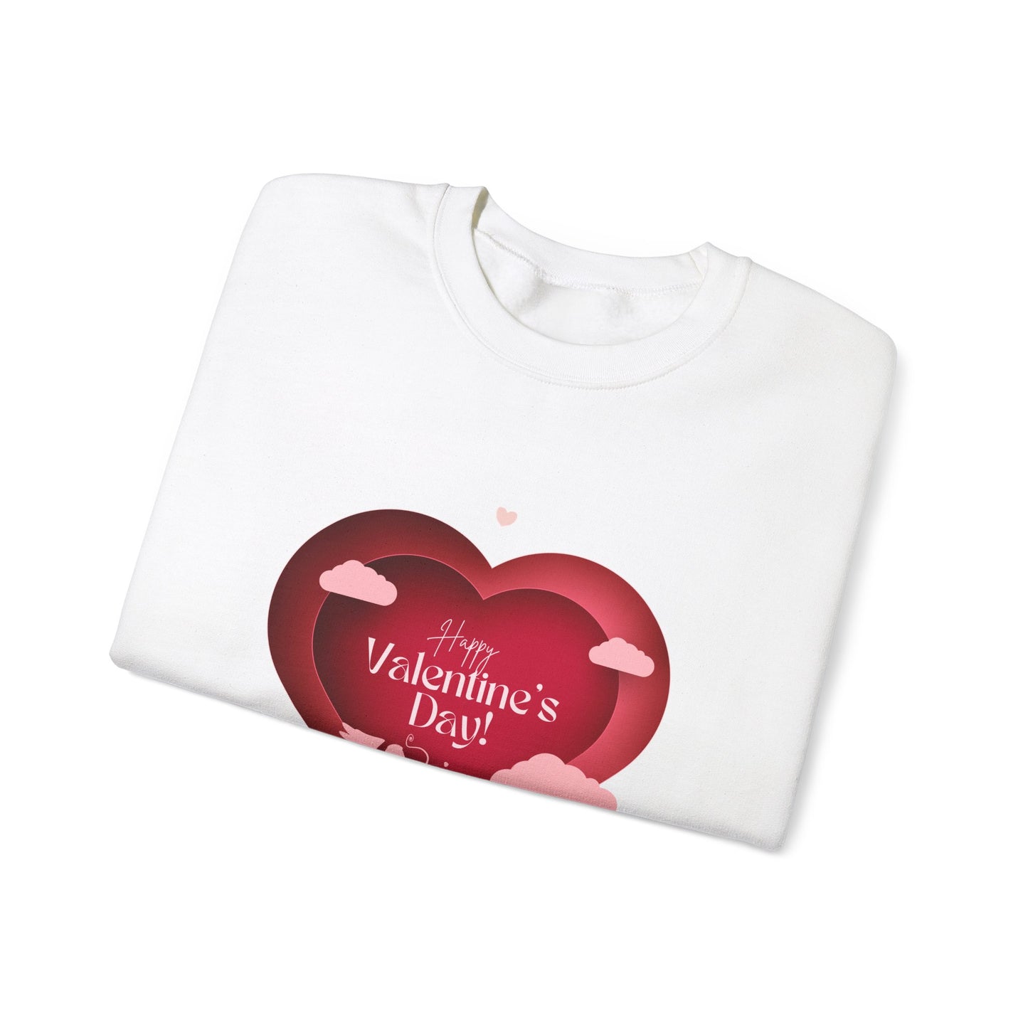 Happy V-Day Unisex Heavy Blend™ Crewneck Sweatshirt