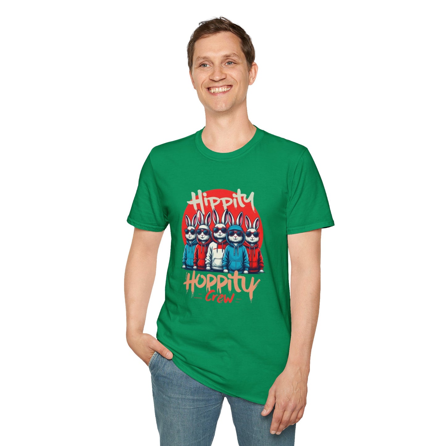 Hippity Hoppity Crew Unisex Softstyle T-Shirt