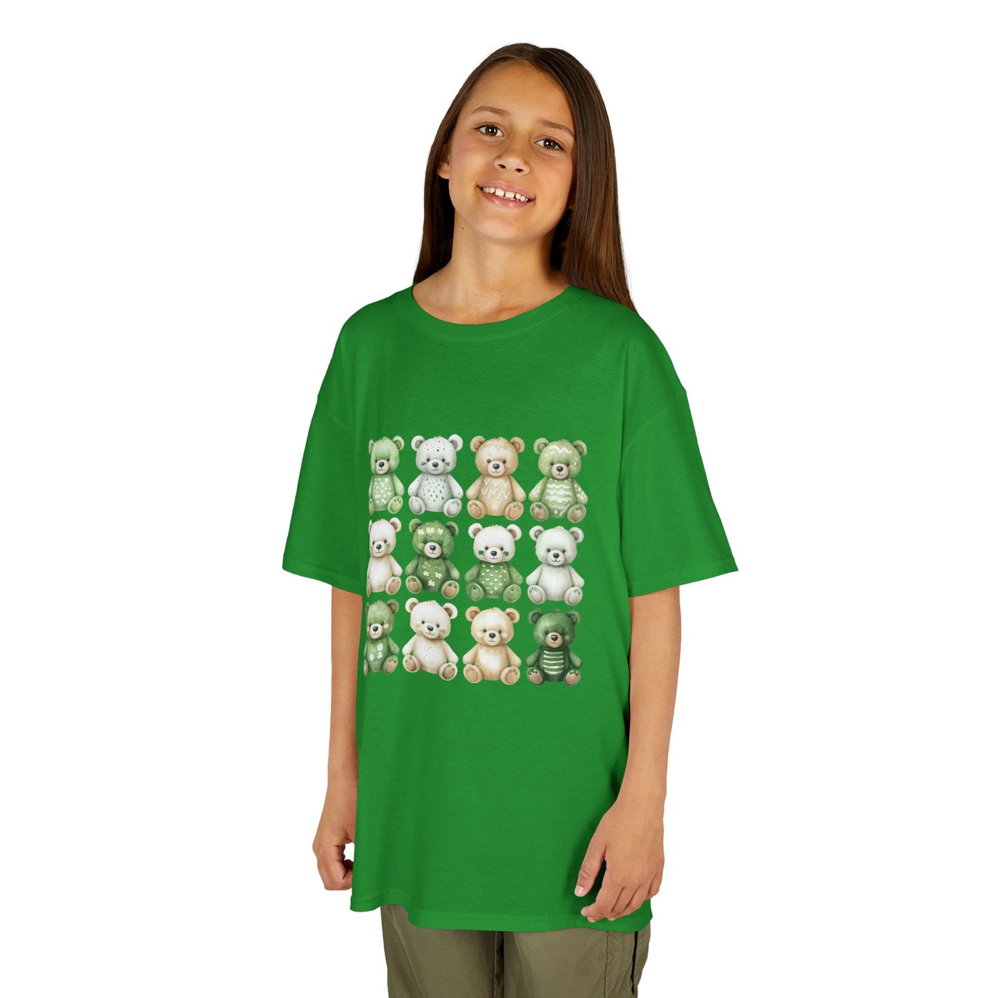 Teddy Bear Party - St. Patrick's Day Kids Heavy Cotton™ Tee