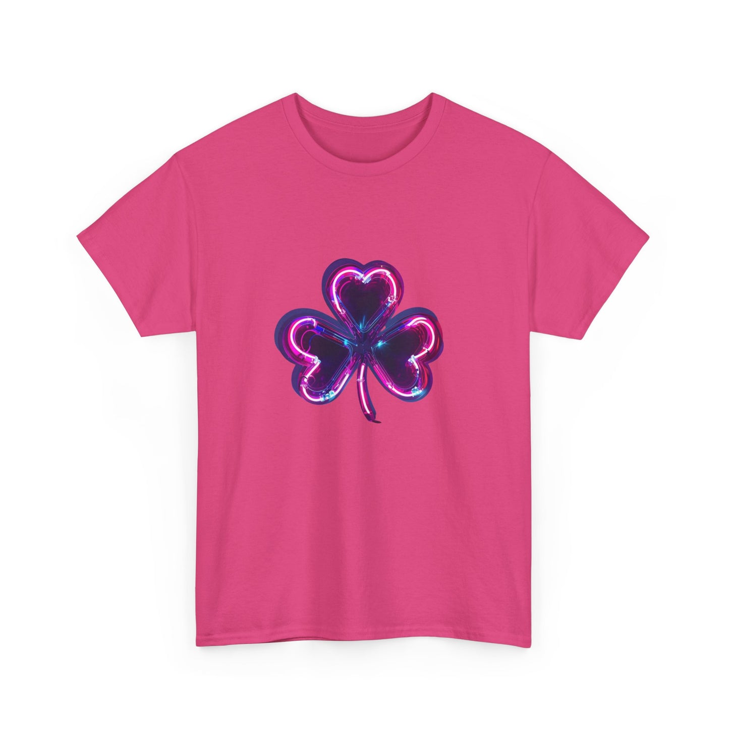 Electric Luck - Pink and Blue Unisex Heavy Cotton Tee