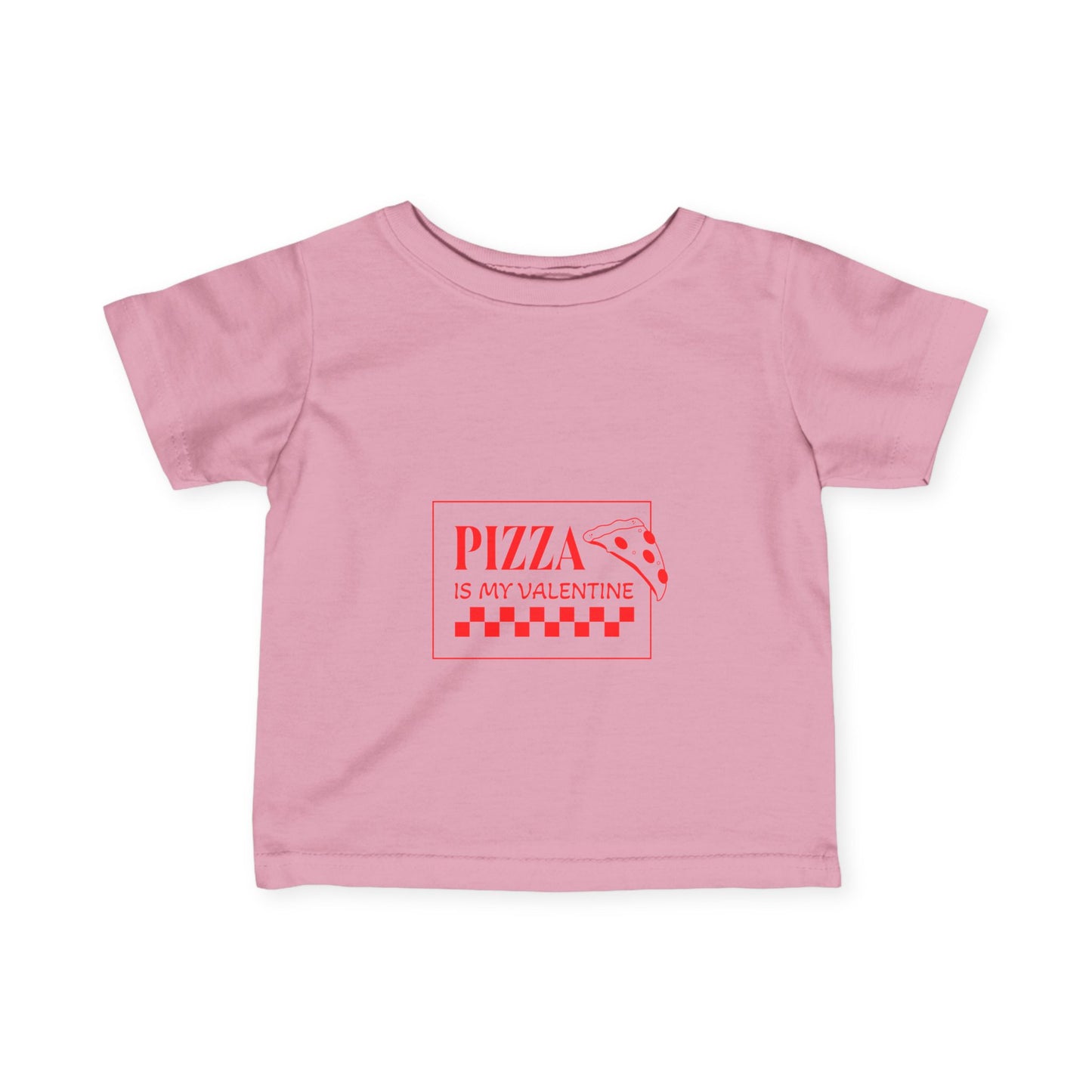 Pizza is My Valentine Infant Fine Jersey Tee