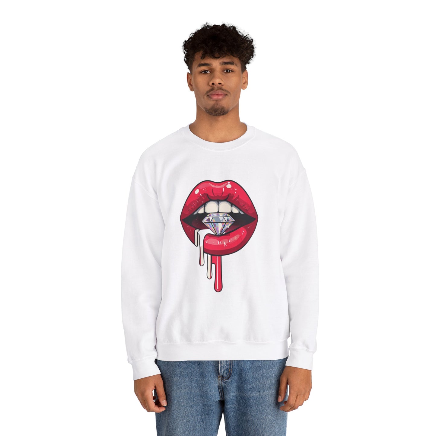 Bite the Diamond Unisex Heavy Blend™ Crewneck Sweatshirt