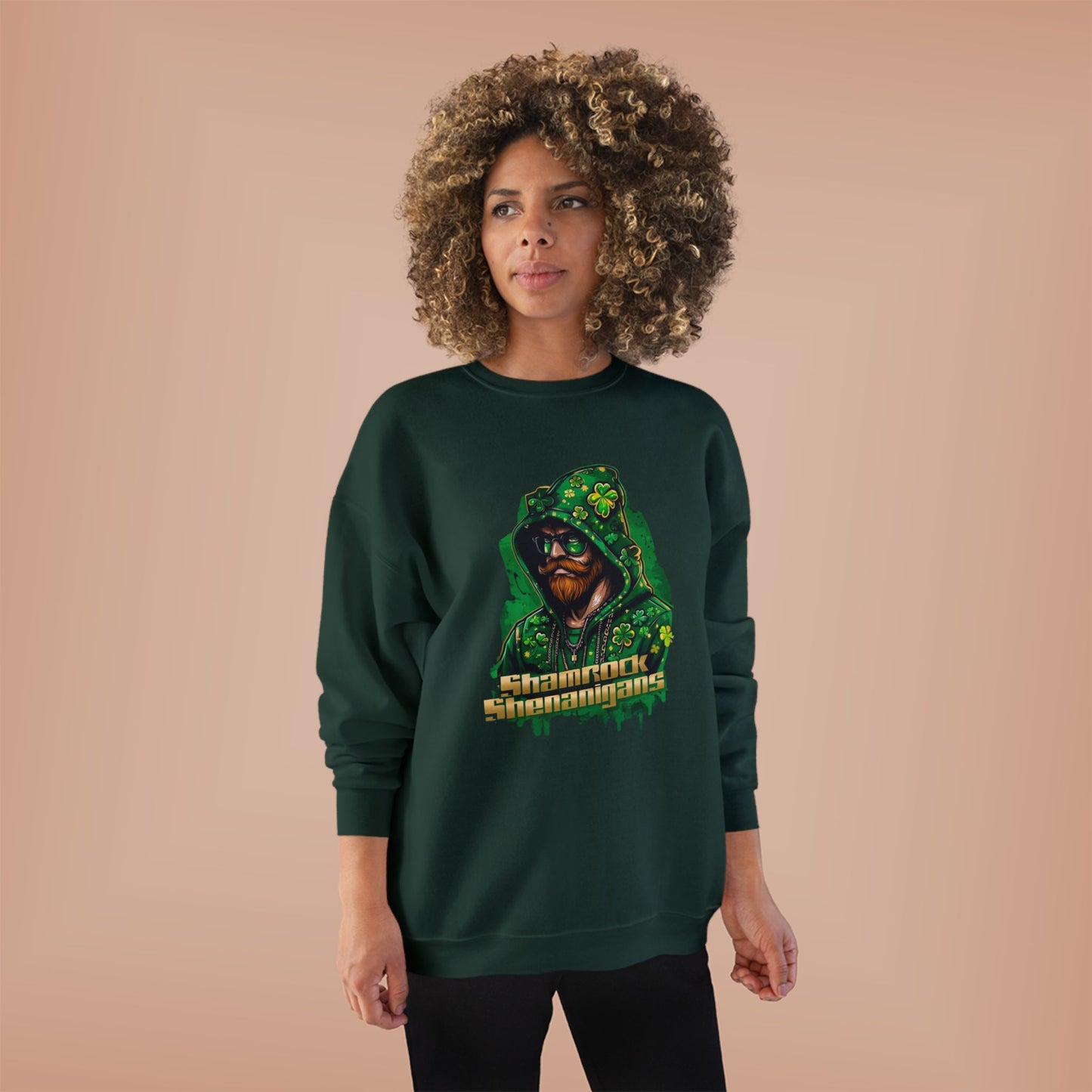 Shamrock Shenanigans Unisex EcoSmart® Crewneck Sweatshirt