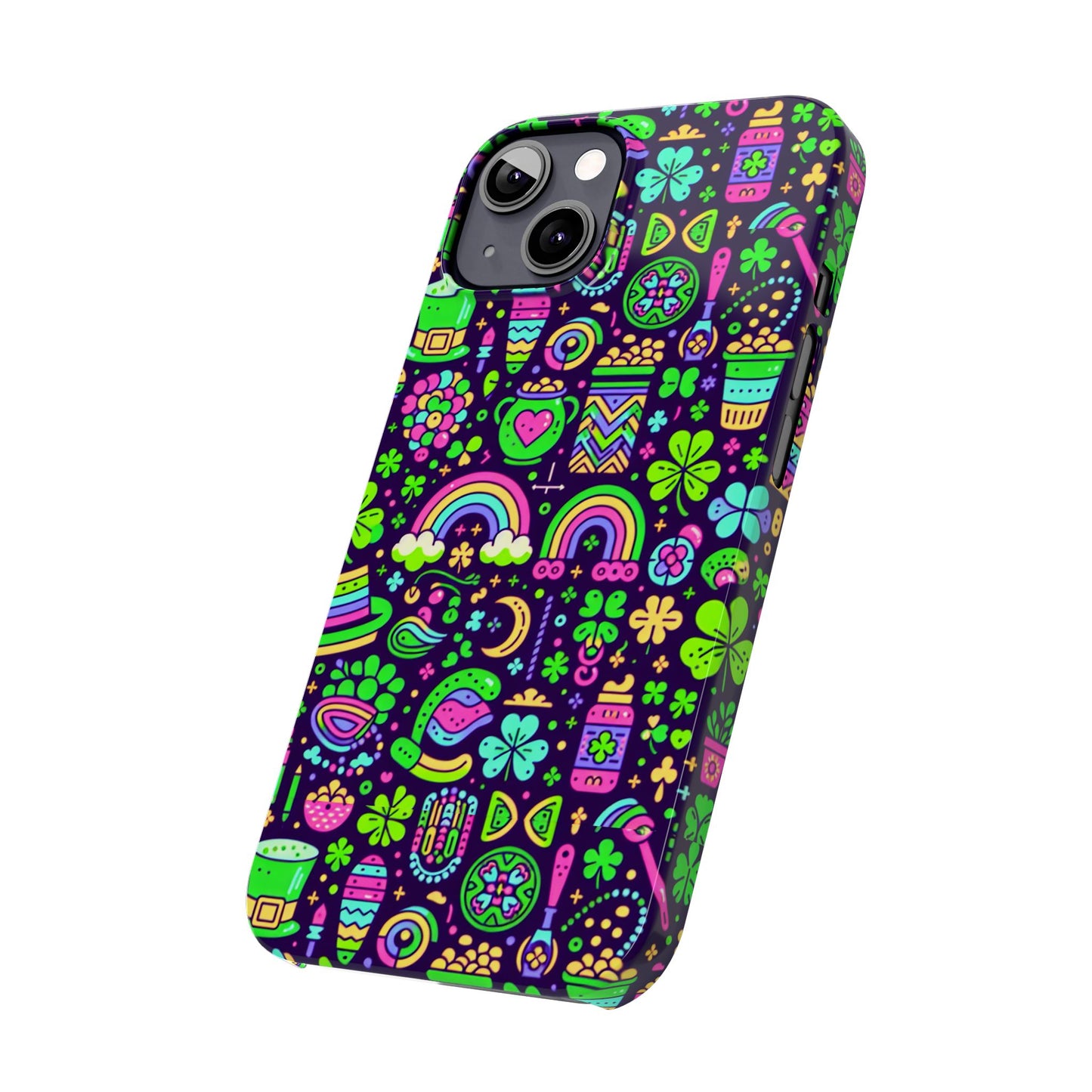 Day-Glo Clover Slim Phone Cases