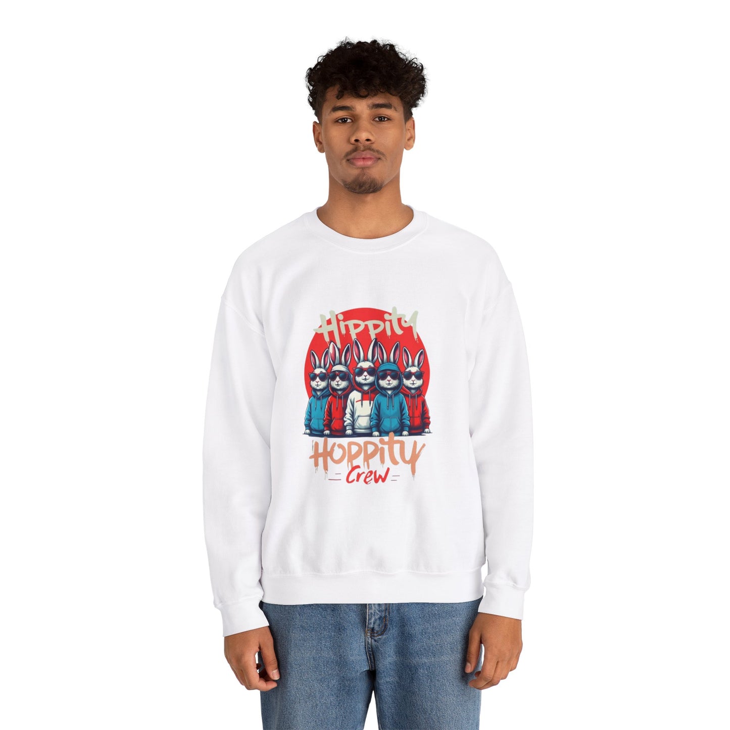 Hippity Hoppity Crew Unisex Heavy Blend™ Crewneck Sweatshirt