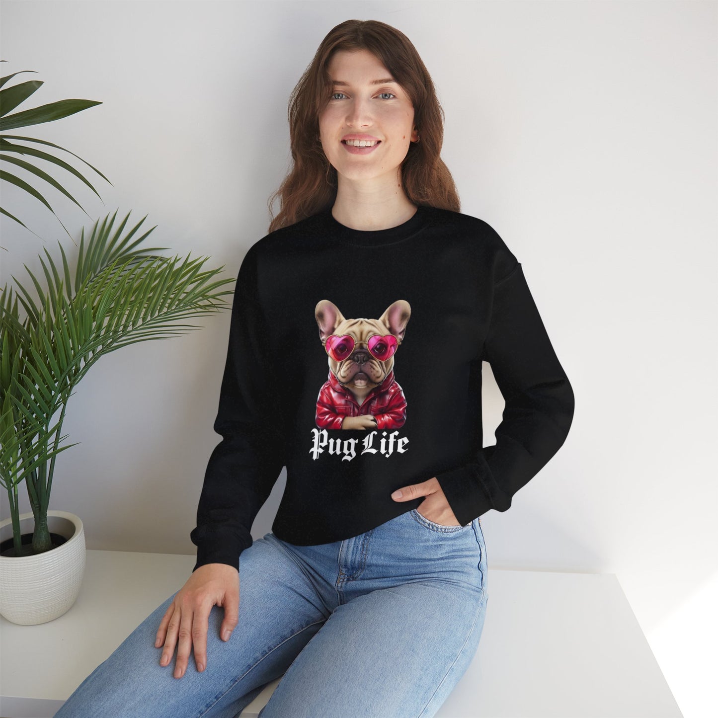 Pug Life Unisex Heavy Blend™ Crewneck Sweatshirt