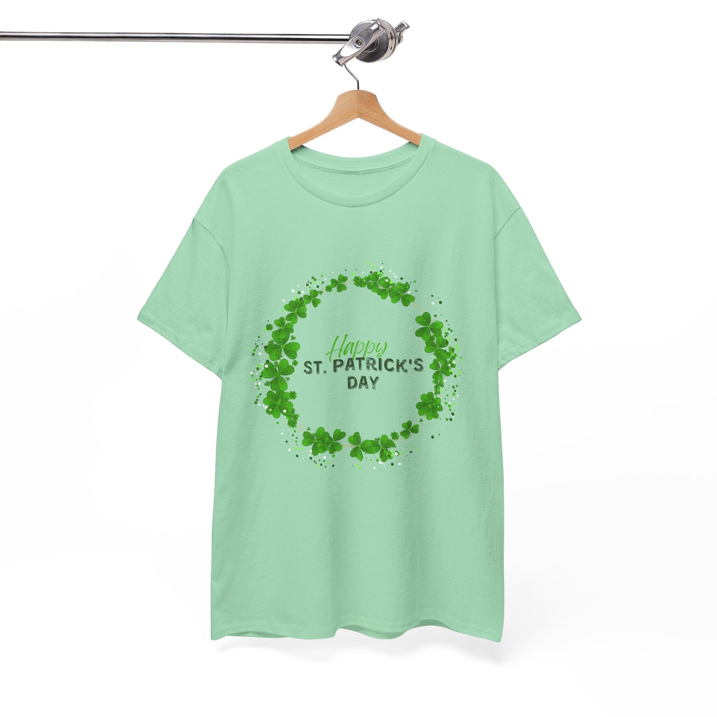 St. Pat's Wreath Unisex Heavy Cotton Tee