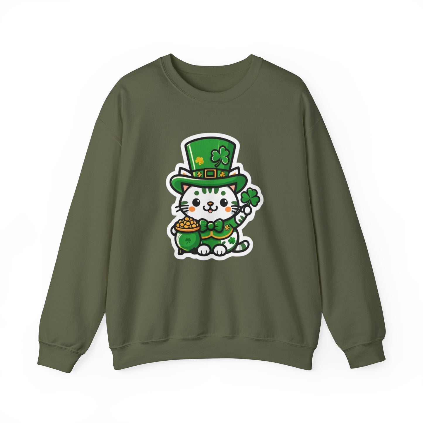 Clover Kitty Unisex Heavy Blend™ Crewneck Sweatshirt