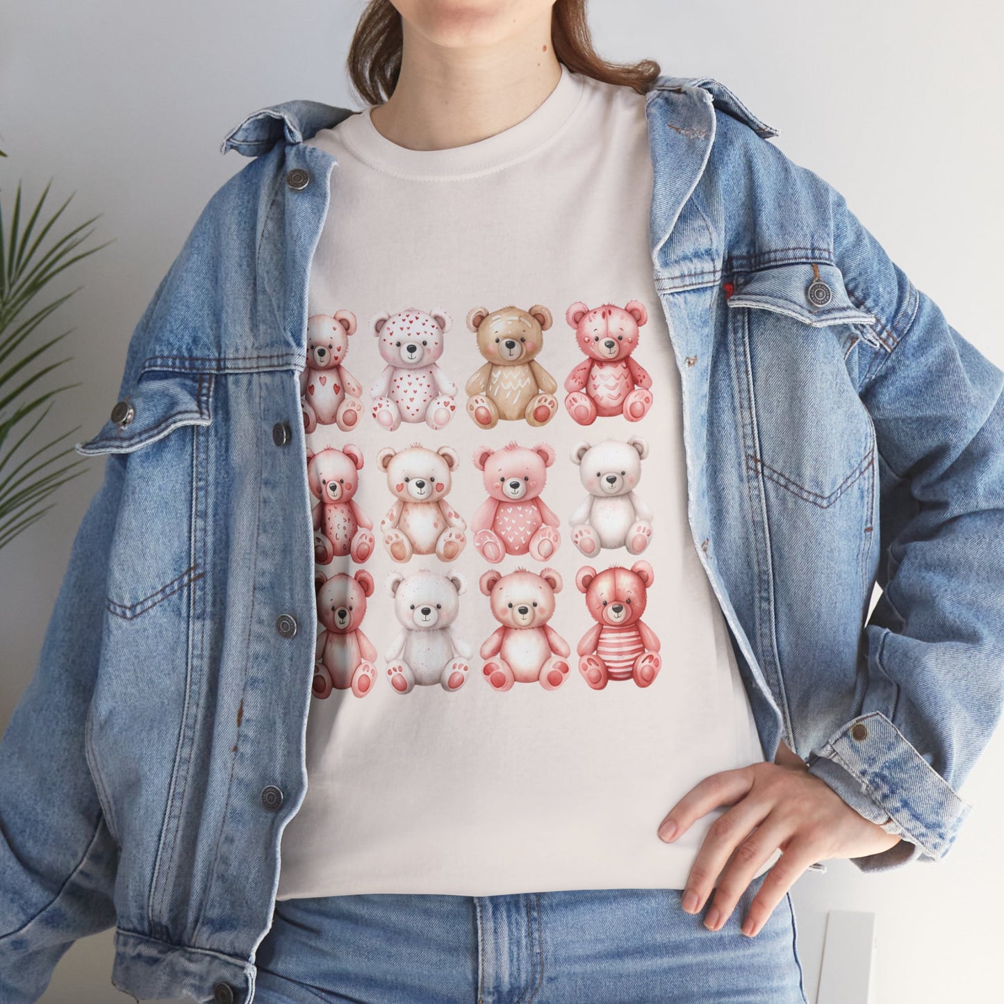 Teddy Bear Party - Valentine's Day Unisex Heavy Cotton Tee