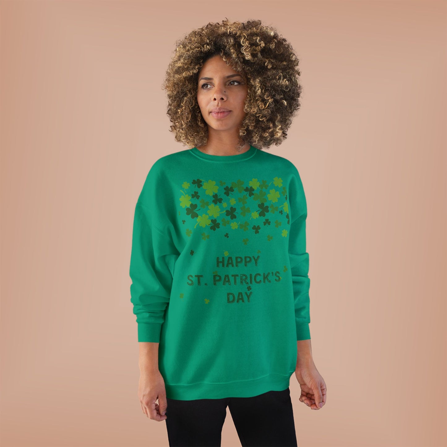 Shamrock Shower Unisex EcoSmart® Crewneck Sweatshirt