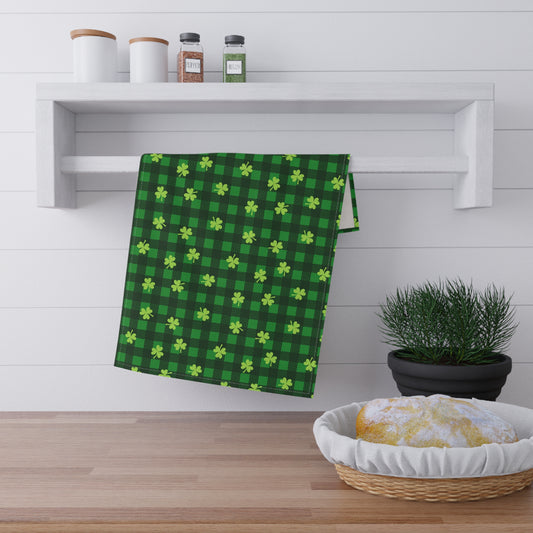 Shamrock Plaid Tea Towels (cotton)