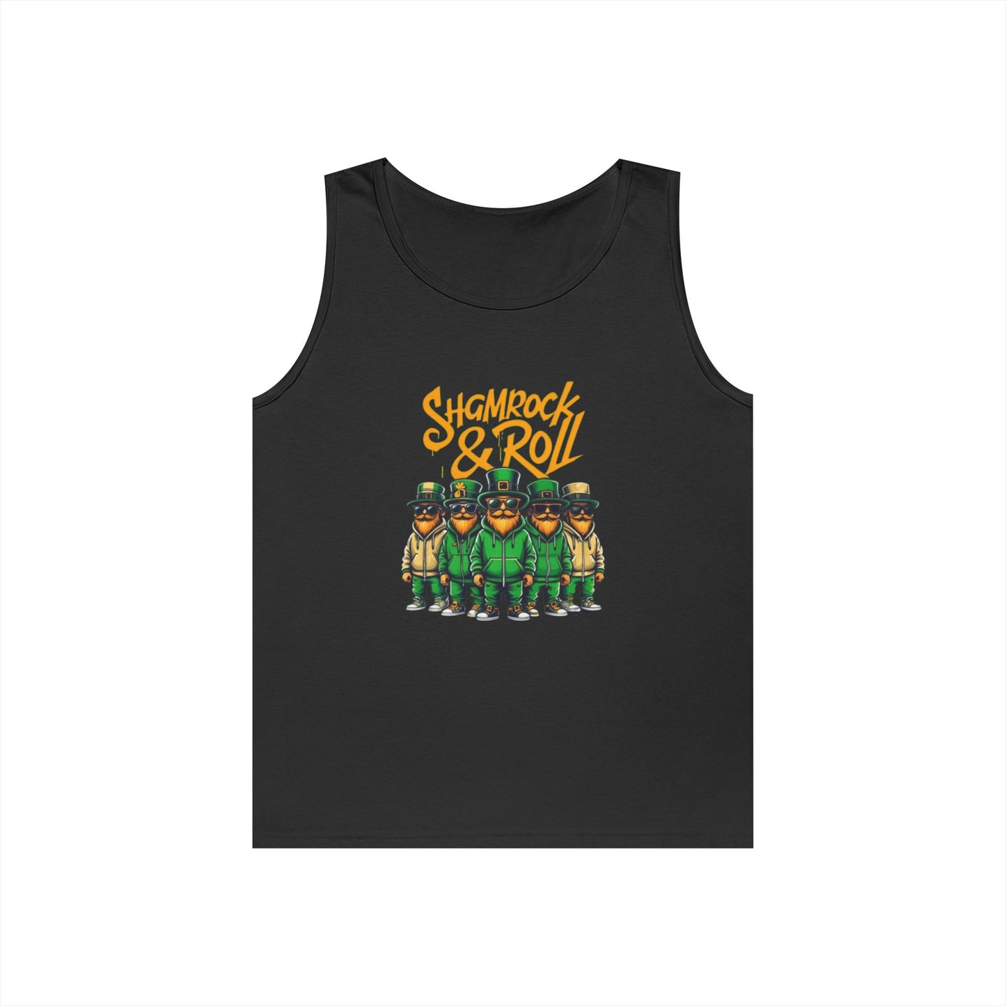 Shamrock & Roll Unisex Heavy Cotton Tank Top