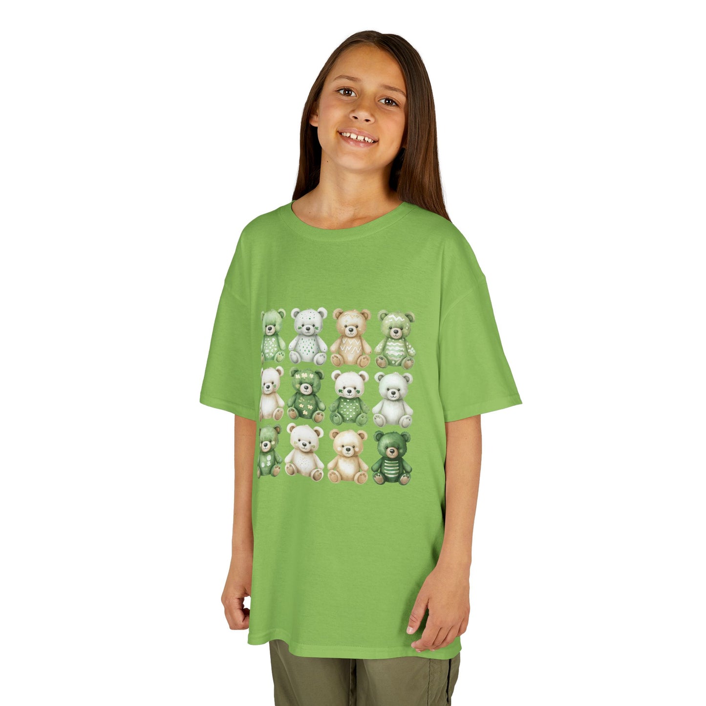 Teddy Bear Party - St. Patrick's Day Kids Heavy Cotton™ Tee