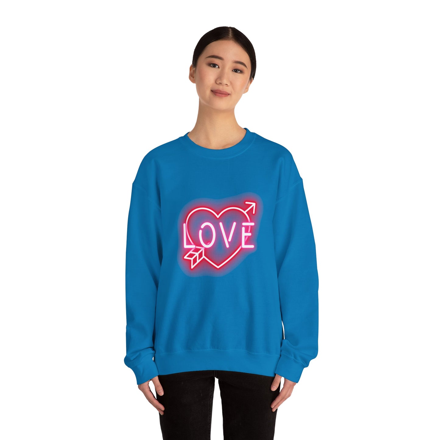 Neon Love Unisex Heavy Blend™ Crewneck Sweatshirt