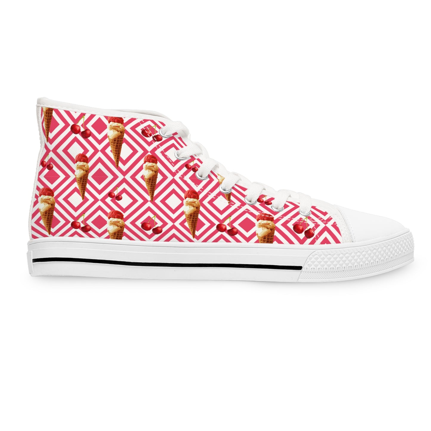 Cherry Bomb Women's High Top Sneakers