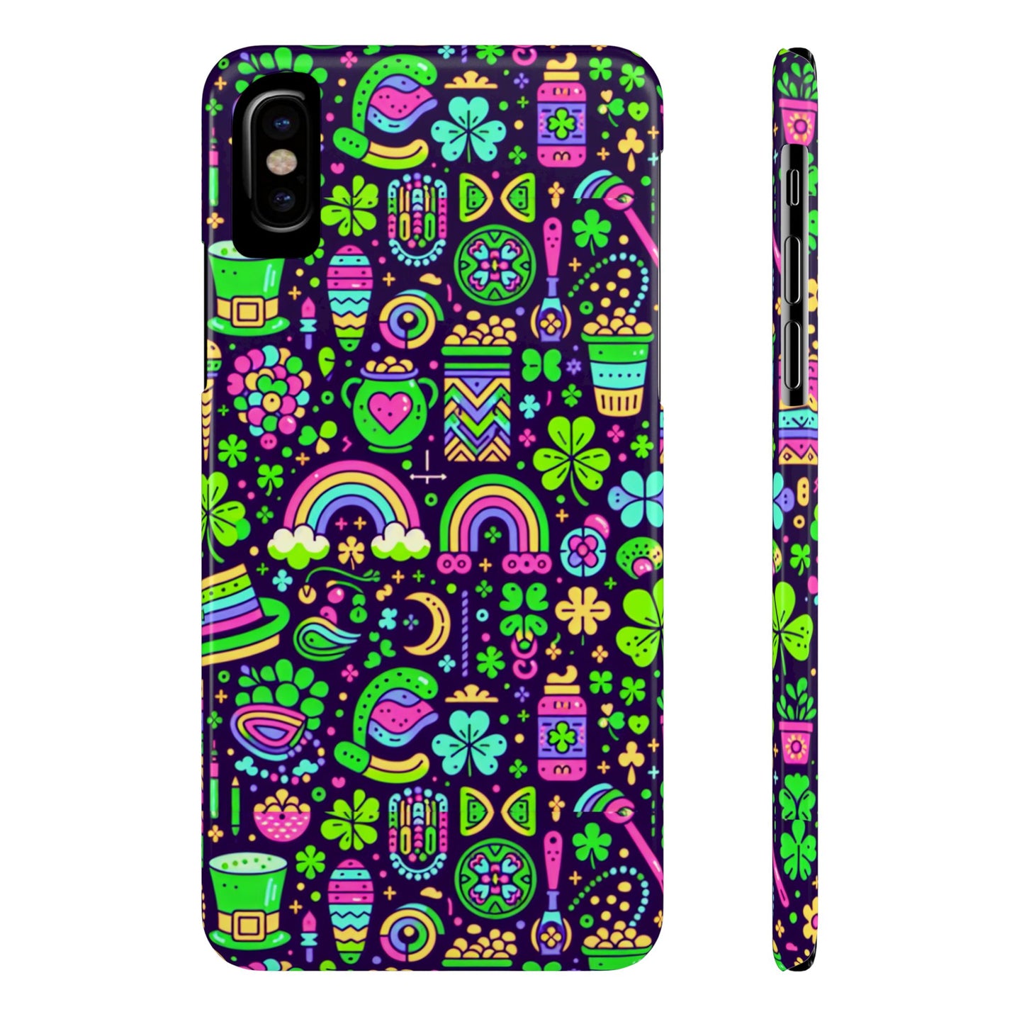 Day-Glo Clover Slim Phone Cases