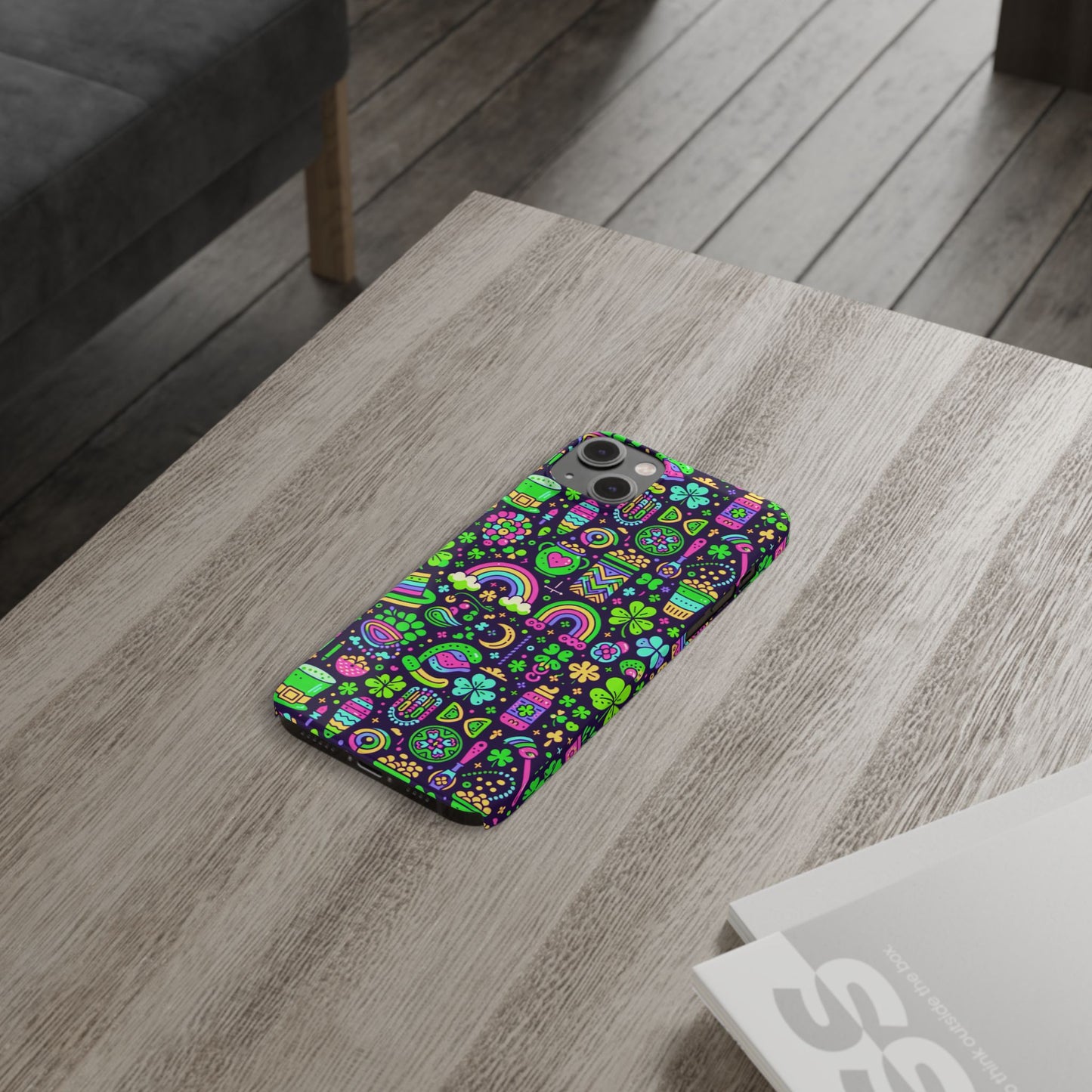 Day-Glo Clover Slim Phone Cases