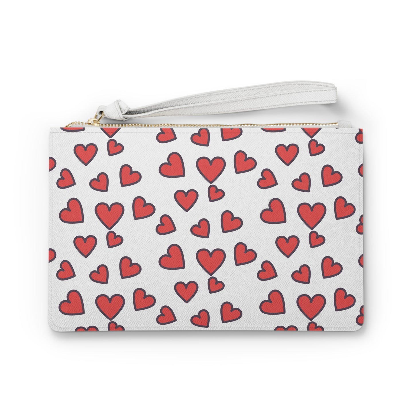 Floating Hearts Clutch Bag