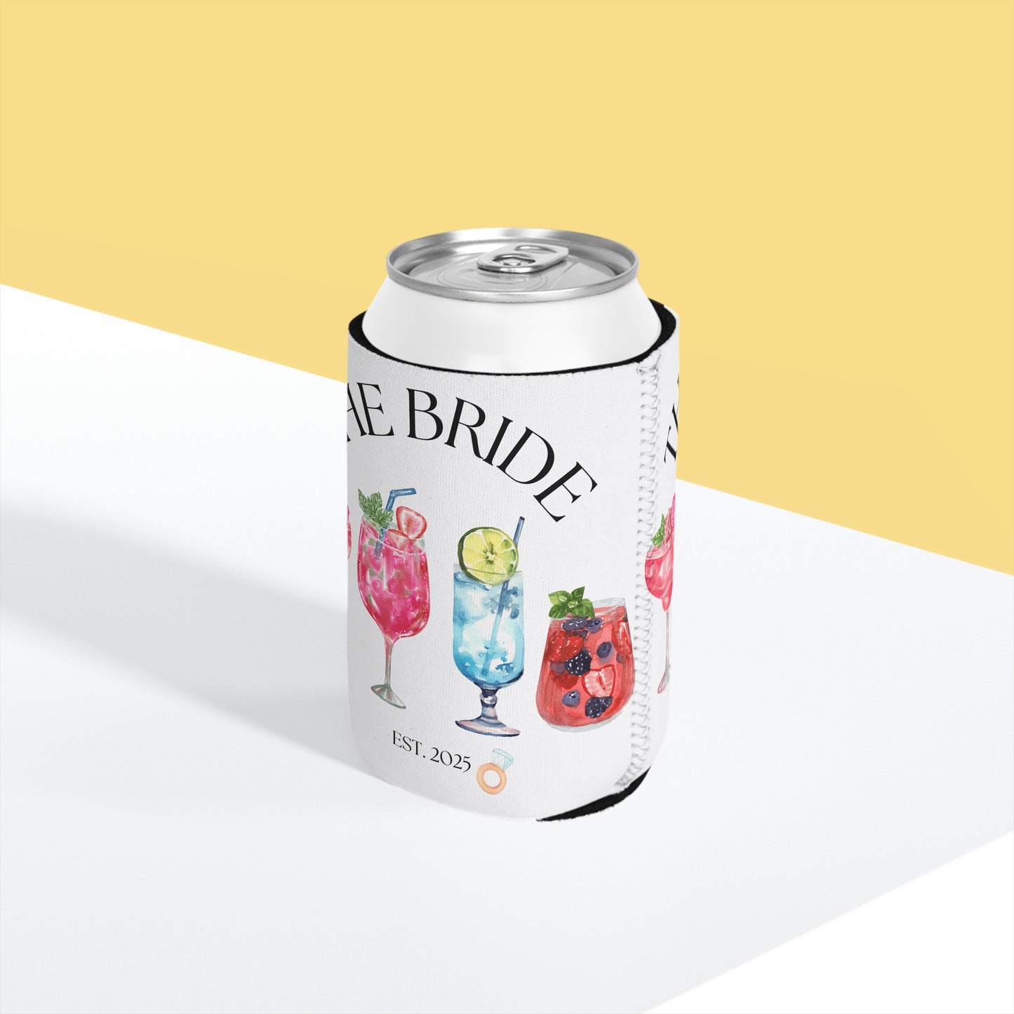 The Bride Est. 2025 Can Cooler Sleeve