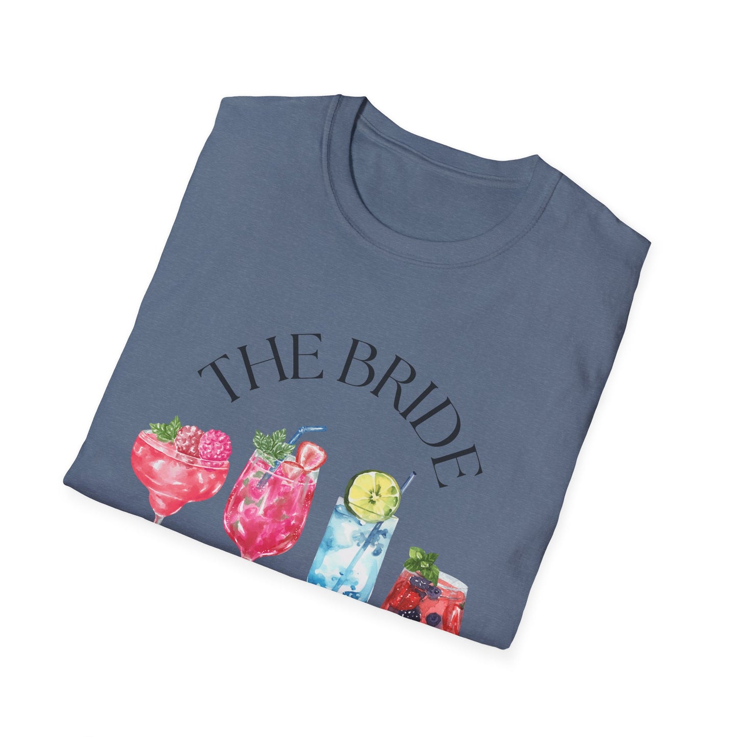 The Bride Est. 2025 Heathered Unisex Softstyle T-Shirt