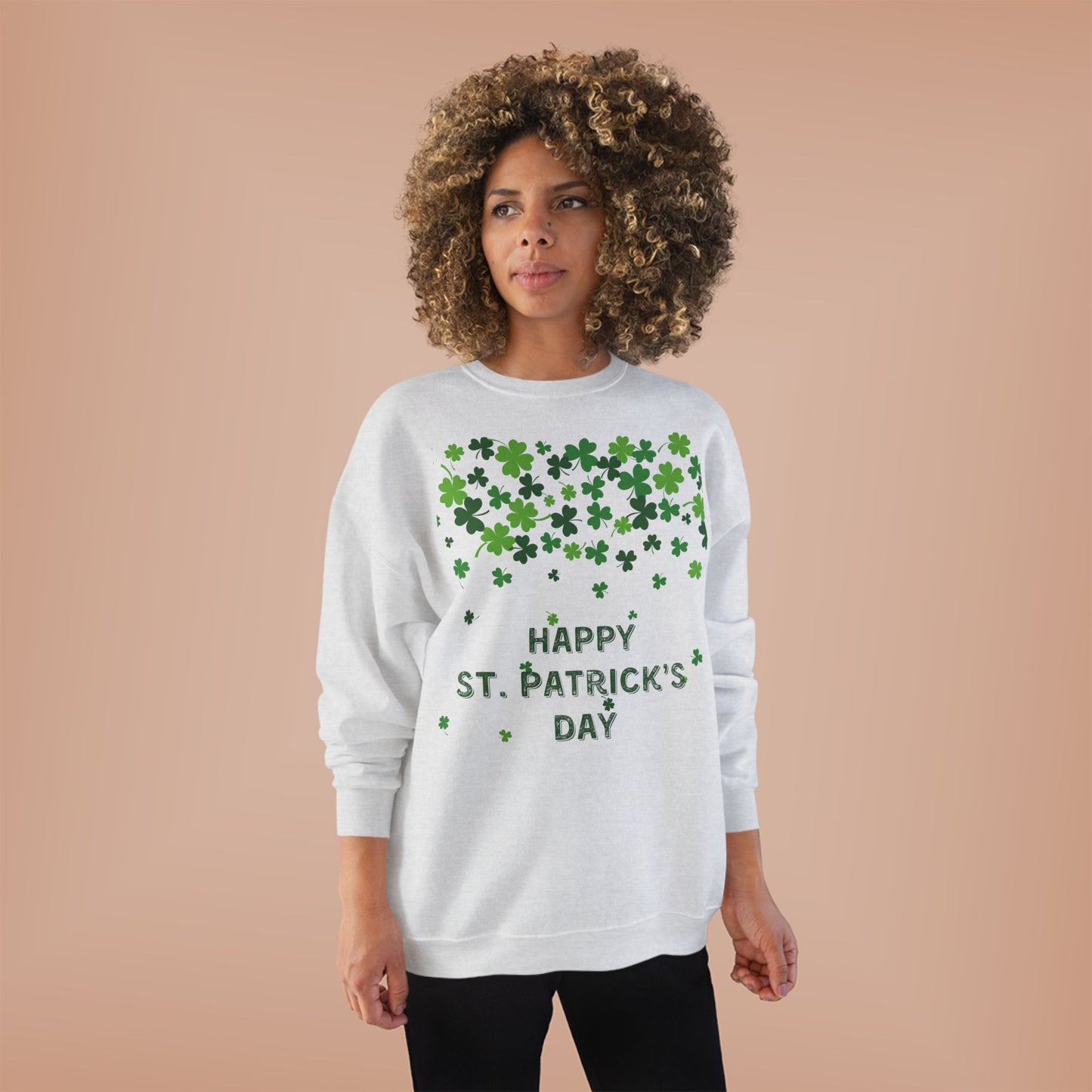 Shamrock Shower Unisex EcoSmart® Crewneck Sweatshirt