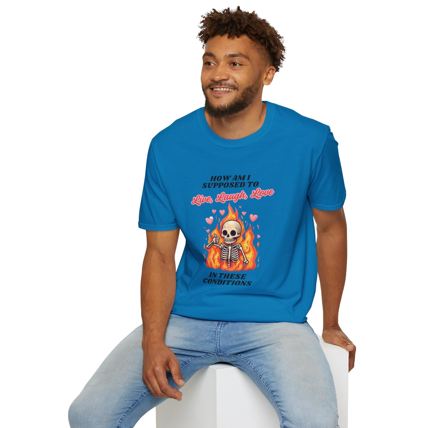 Live, Laugh, Love Unisex Softstyle T-Shirt