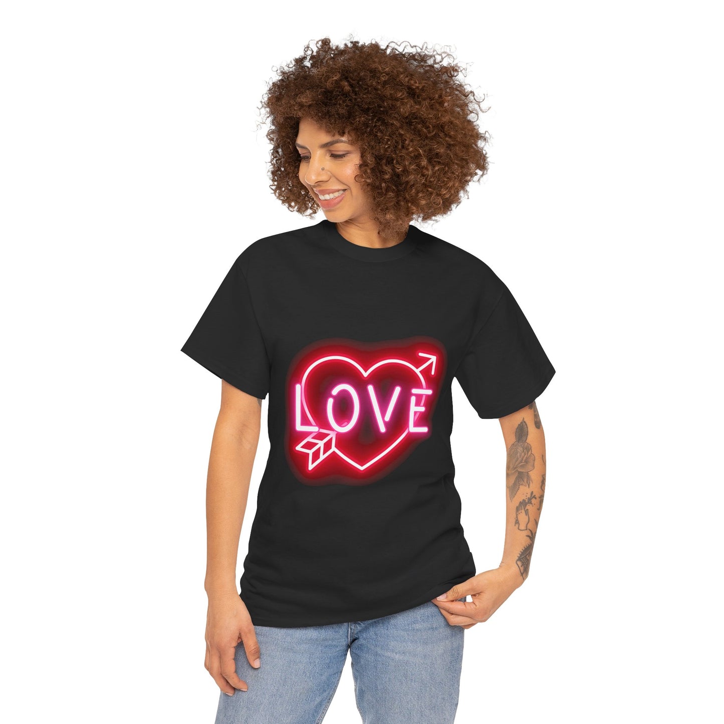 Neon Love Unisex Heavy Cotton Tee