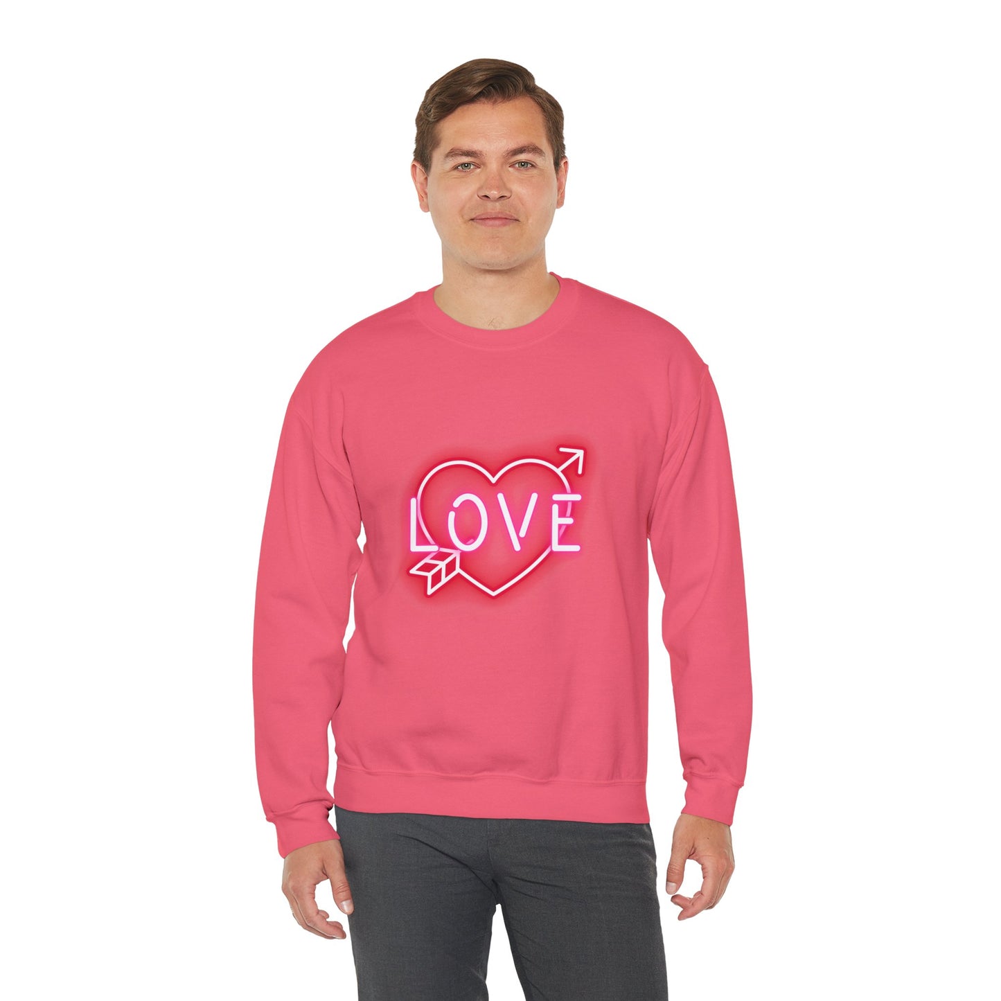 Neon Love Unisex Heavy Blend™ Crewneck Sweatshirt