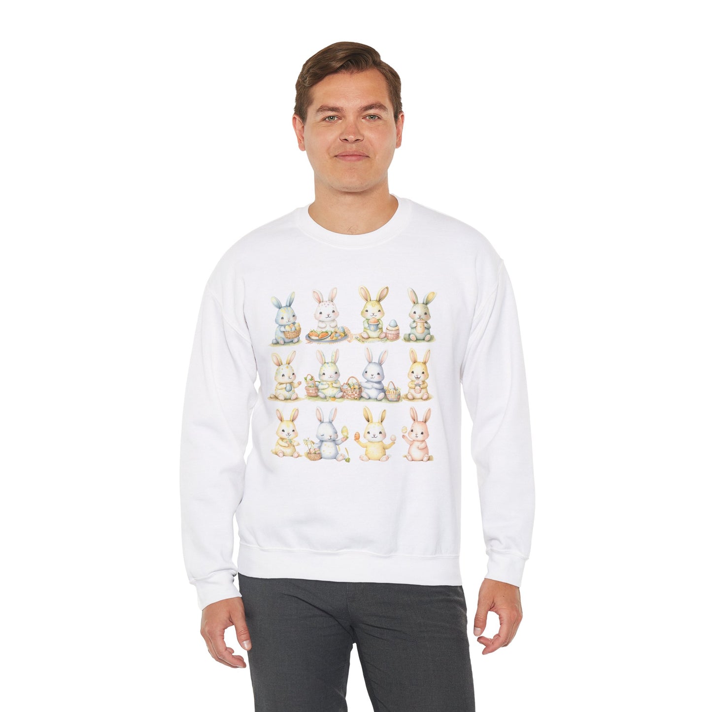 Bunny Picnic Unisex Heavy Blend™ Crewneck Sweatshirt