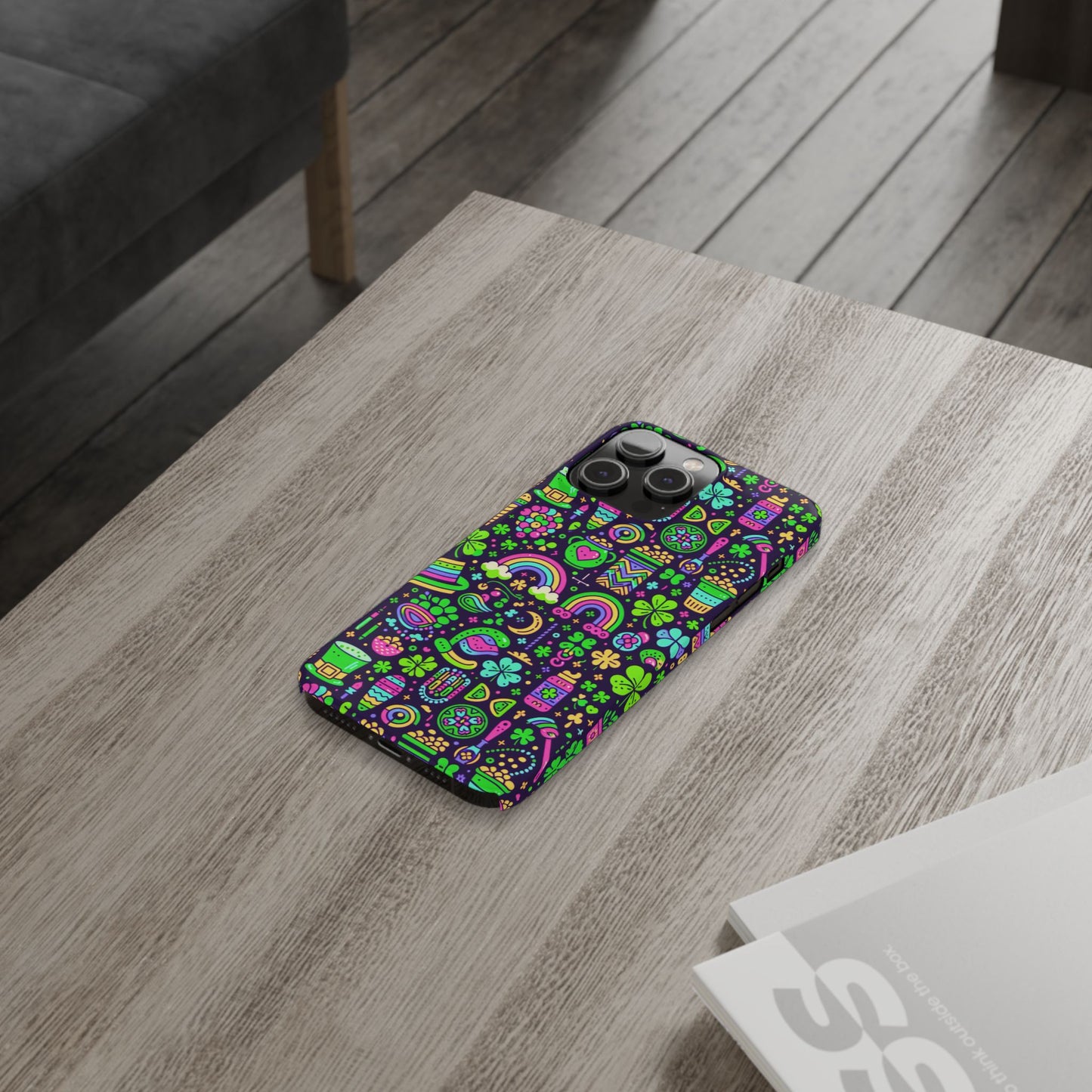 Day-Glo Clover Slim Phone Cases