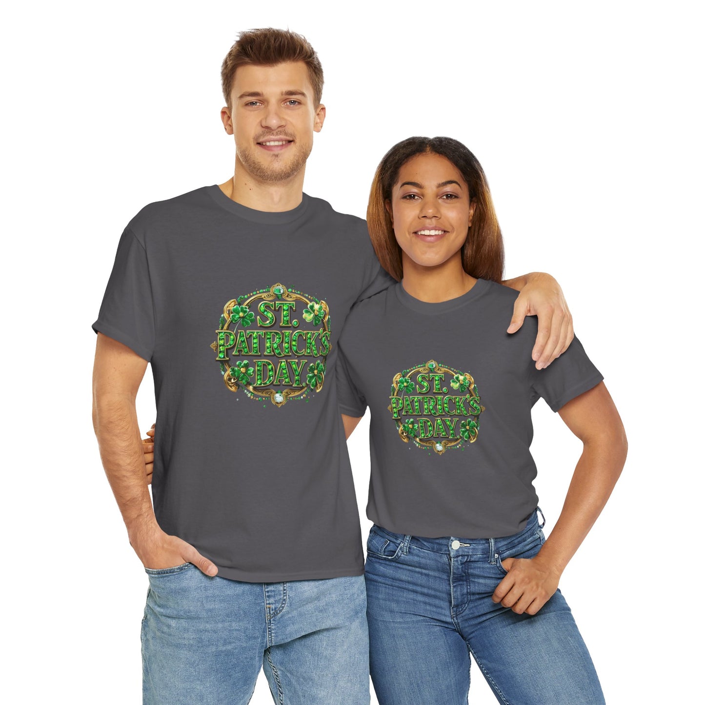 Glitzy Green Unisex Heavy Cotton Tee