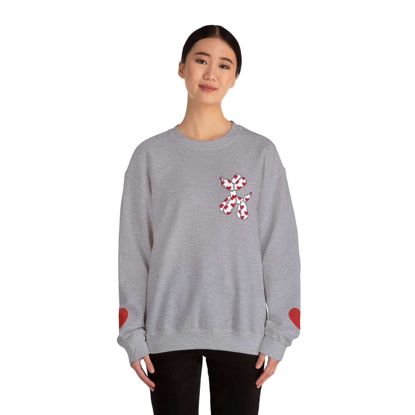 Balloon Dog Heart Unisex Heavy Blend™ Crewneck Sweatshirt