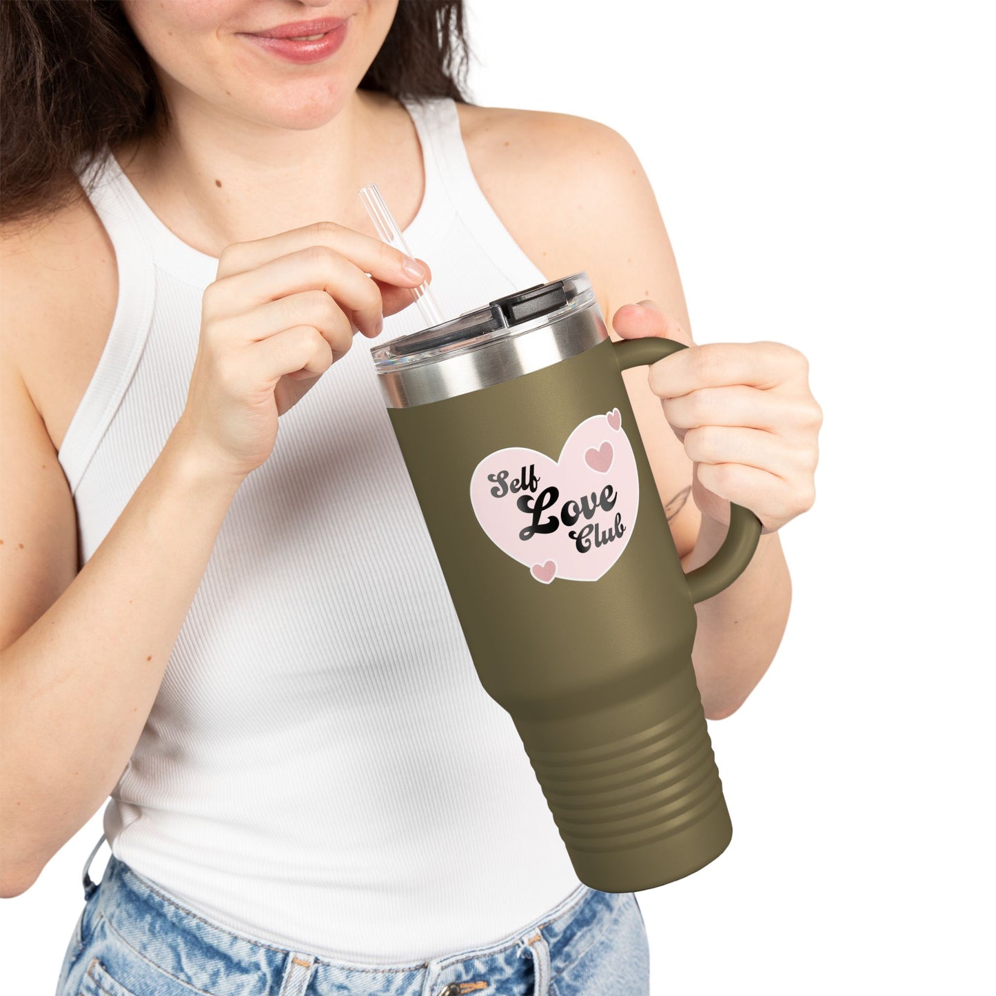 Self Love Club Insulated Travel Mug, 40oz