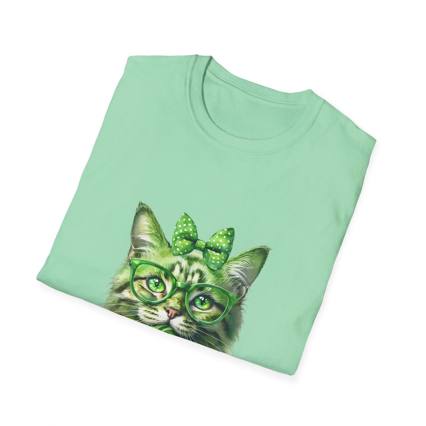 Purrfect Luck Unisex Softstyle T-Shirt