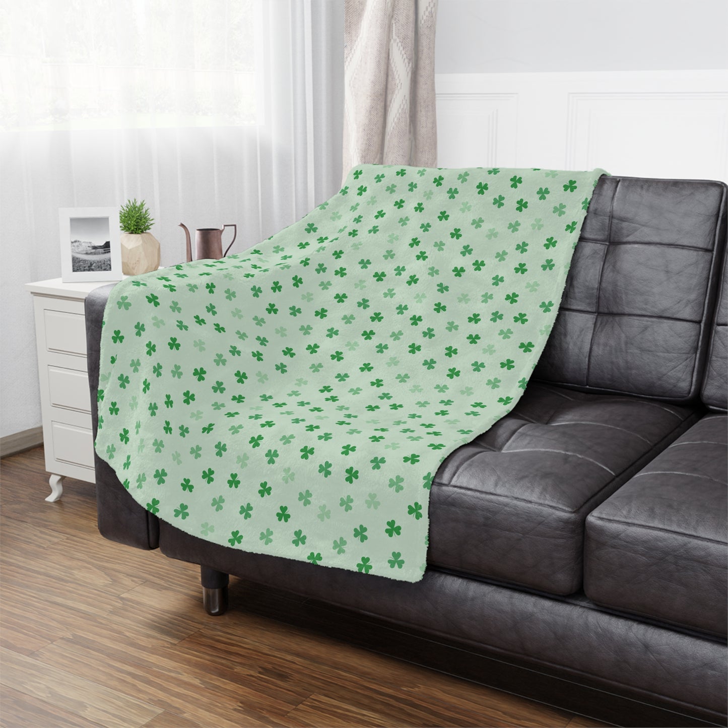 Mint Triple Rock Microfiber Blanket