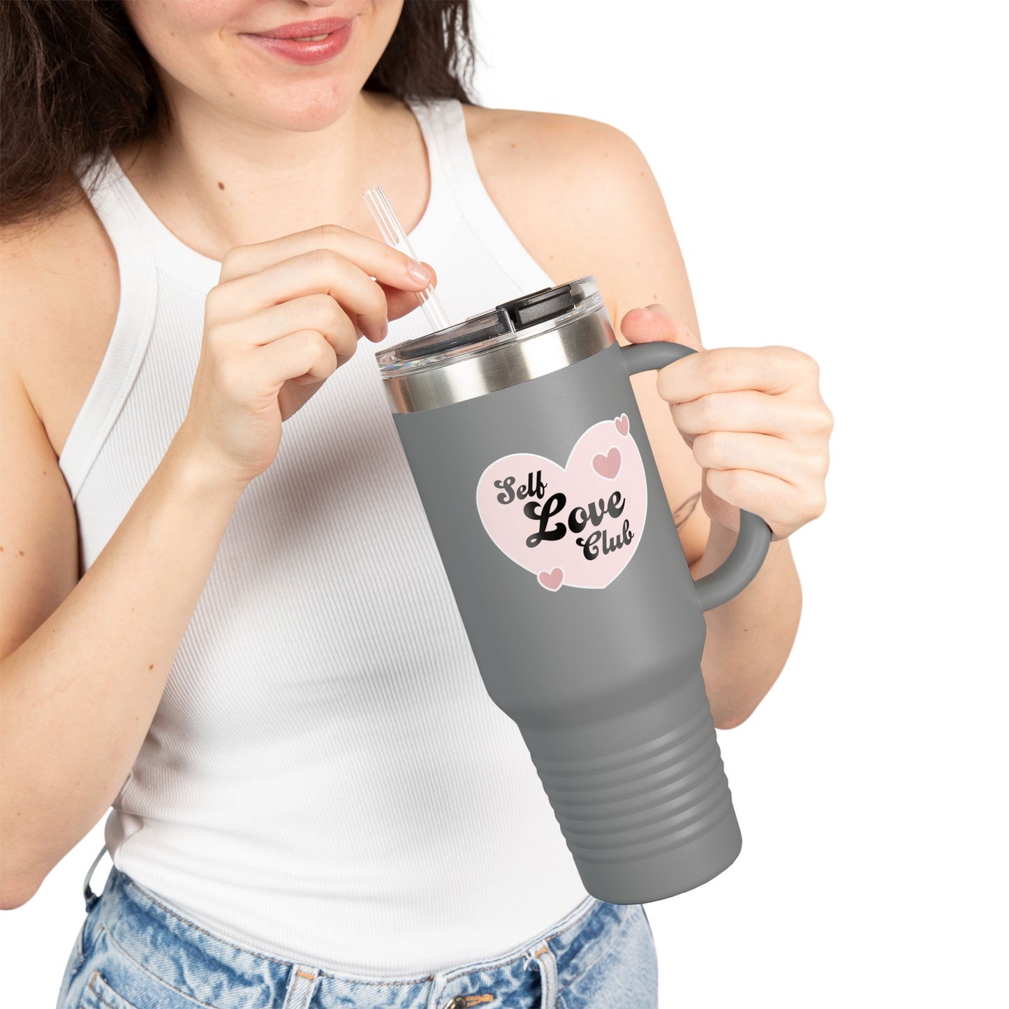 Self Love Club Insulated Travel Mug, 40oz