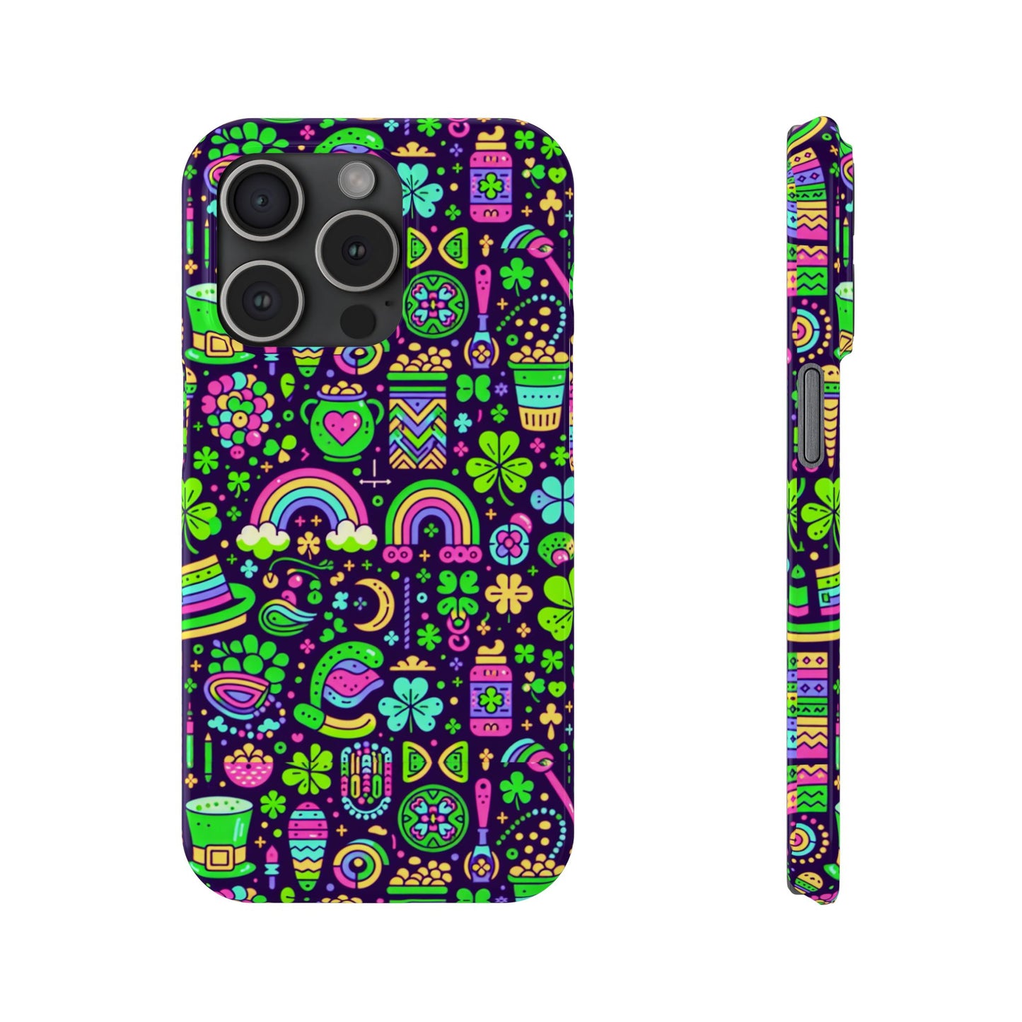 Day-Glo Clover Slim Phone Cases