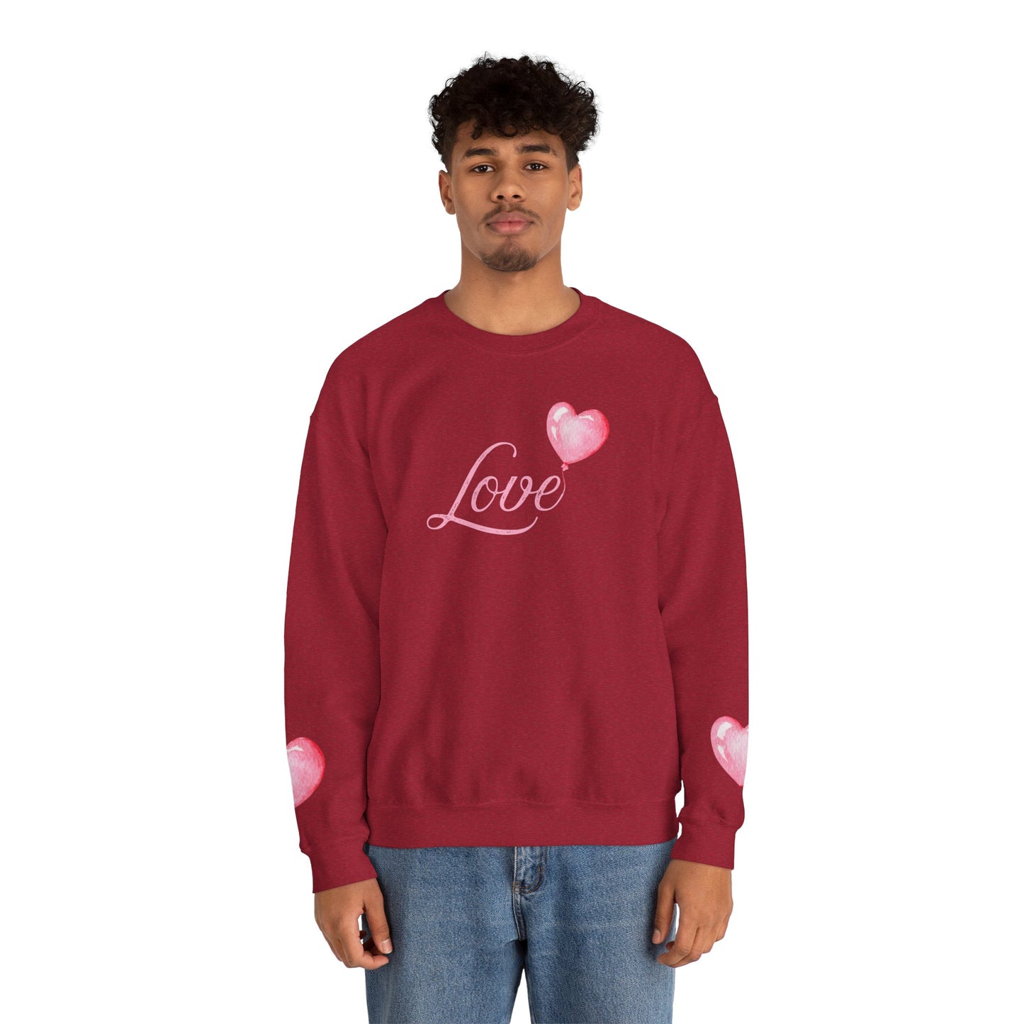 Love Balloon Unisex Heavy Blend™ Crewneck Sweatshirt