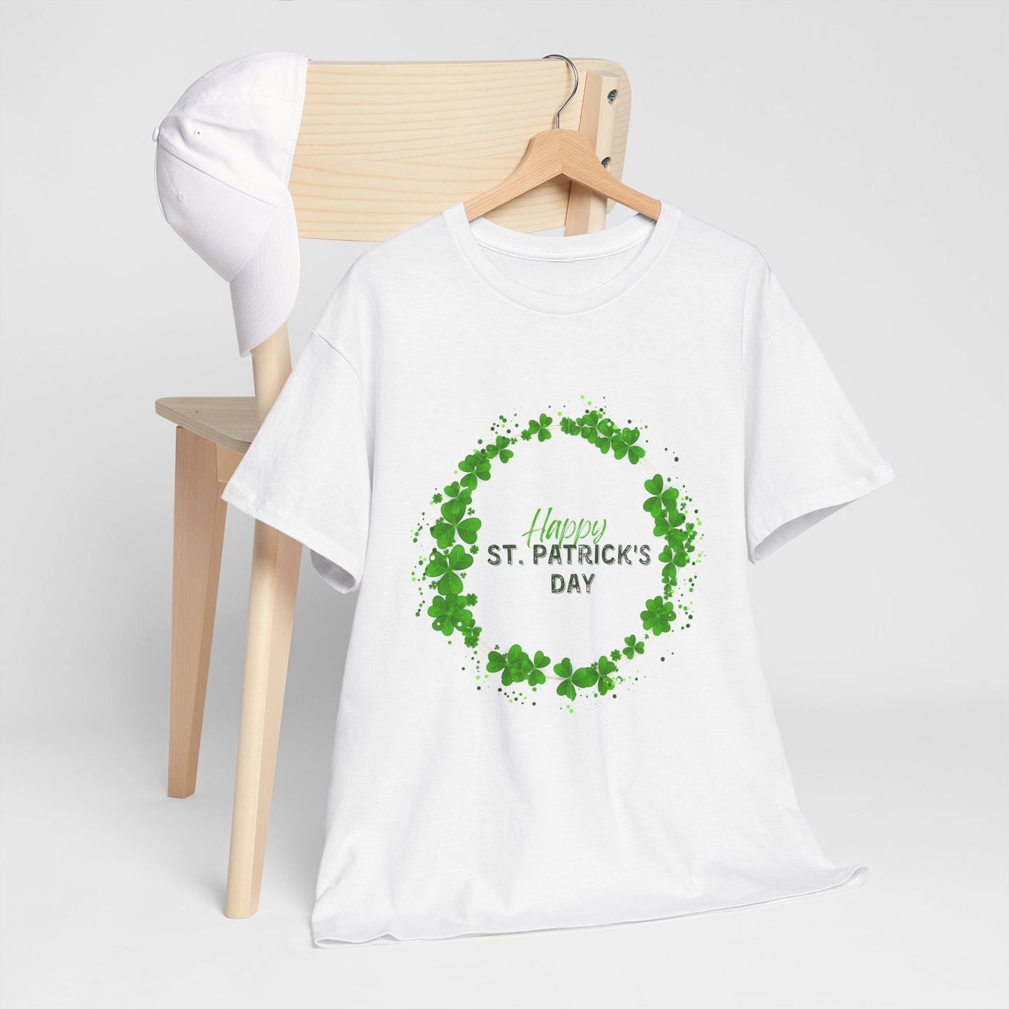 St. Pat's Wreath Unisex Heavy Cotton Tee