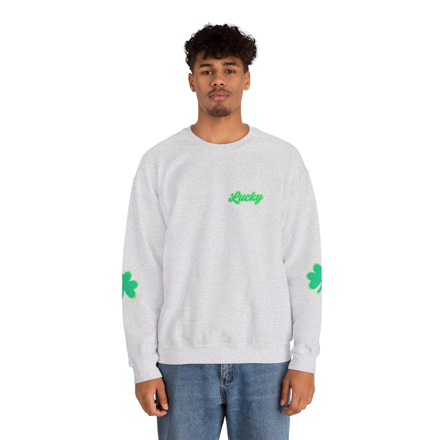 Glowin’ Green Unisex Heavy Blend™ Crewneck Sweatshirt