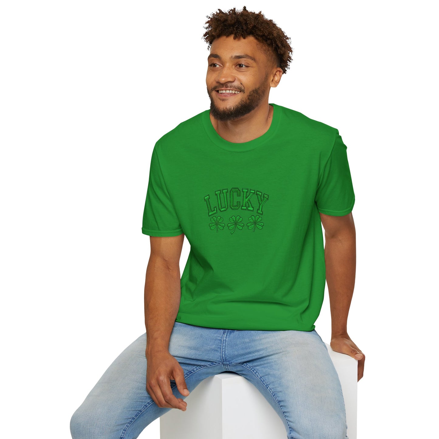 Lucky (print) Unisex Softstyle T-Shirt