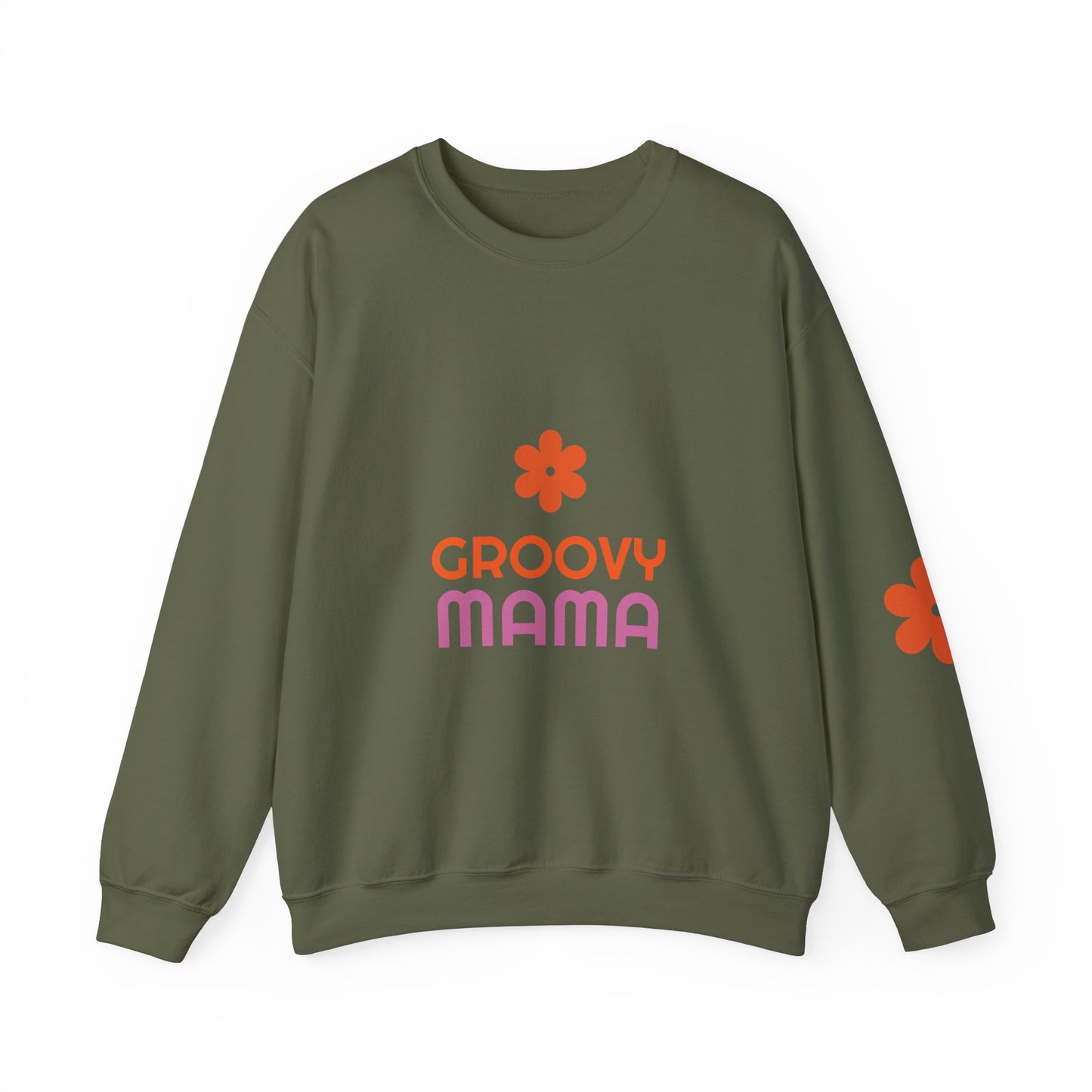 Groovy Mama Heavy Blend™ Crewneck Sweatshirt