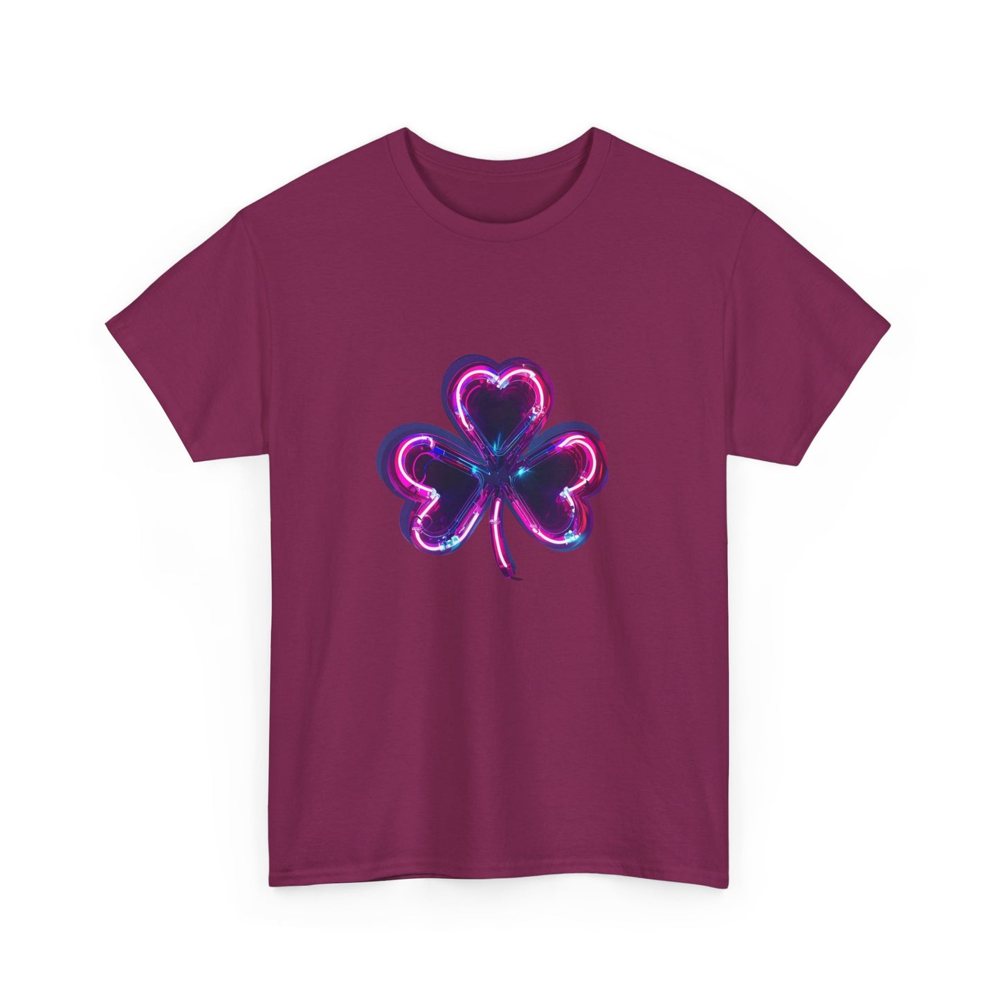 Electric Luck - Pink and Blue Unisex Heavy Cotton Tee