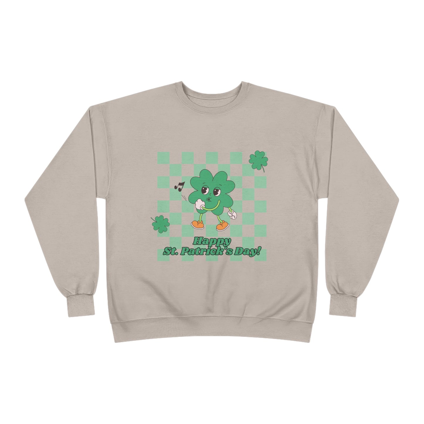 St. Pat's Checkers Unisex EcoSmart® Crewneck Sweatshirt