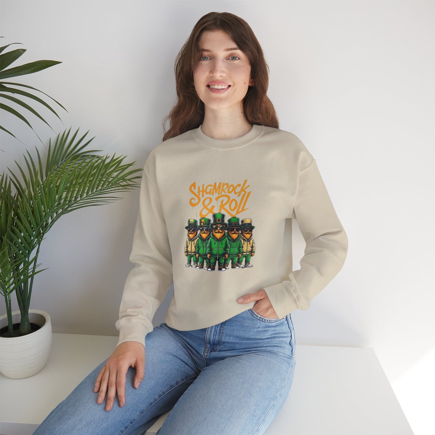 Shamrock & Roll Unisex Heavy Blend™ Crewneck Sweatshirt