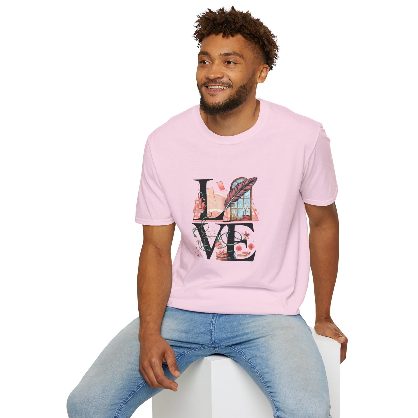 LOVE is a Novel Idea Unisex Softstyle T-Shirt